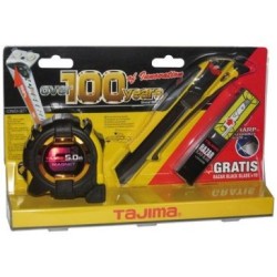 Mesure 5m + cutter 18mm razar black anniversaire convex