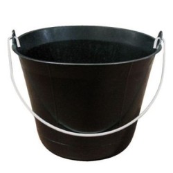 Seau maçon plastique 11l noir