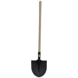Pelle ronde 27cm 100cm manche bois