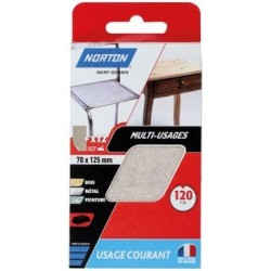 Patins pour cale a poncer 70x125 grain 120/fin