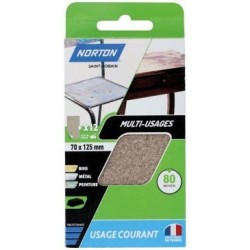 Patins pour cale a poncer 70x125 grain 80