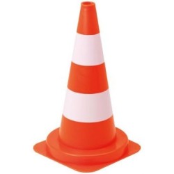 Cône de signalisation de chantier 50cm