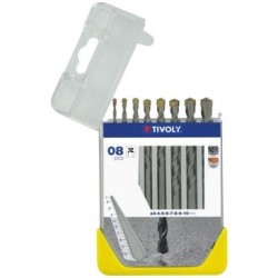Forets béton B23 coffret de 8p.