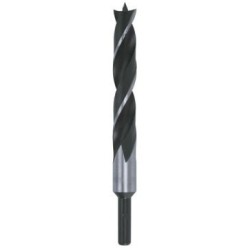Foret bois 3 pointes D. 4mm blister