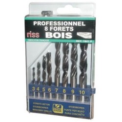 Forets bois 8p. coffret plast sc