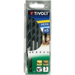 Forets bois hexagonaux coffret de 5p.