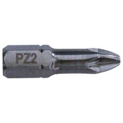 Embout pozidriv PZ1 longueur 25mm forgé bl3