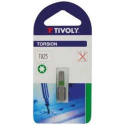Embout torsion TX 25 L25 blister de 2