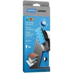 Patin Expert trous parallèles 93x230 grain 40 x 5 pièces