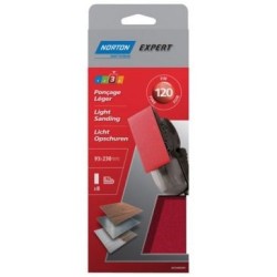 Patin Expert non perforé 93x230 grain 120 x 8 pièces