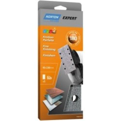 Patin Expert trous parallèles 93x230 grain 180 x 5 pièces