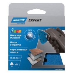 Triangle perforé expert 6 trous 95 gr. 40 pack x5