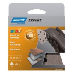 Triangle perforé expert 6 trous 95 gr. 180 pack x5