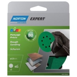 Disque 125 auto-agrippant grain 80 blister de 5