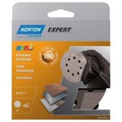 Disque 125 auto-agrippant grain 180 blister de 5