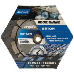 Disque diamant intensif constructif 125IHD