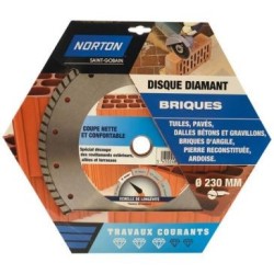 Disque diamant travaux courants 230 brique