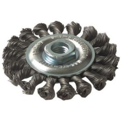 Brosse circulaire M14  95mm torsadée blister