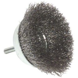 Brosse coupe 75mm métal sur tige t6 vrac