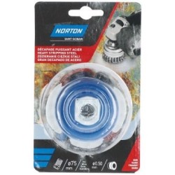 Brosse meuleuse coupe torsadé acier 75 Norton