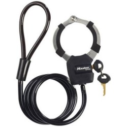 Antivol câble a clé avec menotte street cuff 1m x 8mm