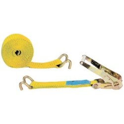 Sangle crochet jaune tendeur cliquet 50mm 12m 2t uc1