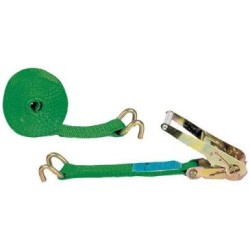 Sangle crochet vert tendeur cliquet 50mm 9m 2000kg uc1