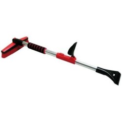 Balayette-raclette neige manche télescopique 78-118 cm
