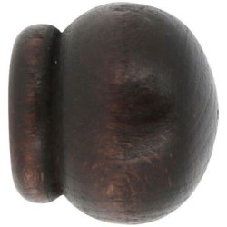 Embout boule anglais d.20x2 noyer210cn