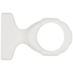 Support d.35 monobloc court blanc x2 sc