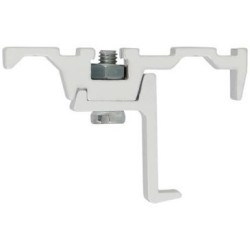 Support plafond simple blanc x2 blister