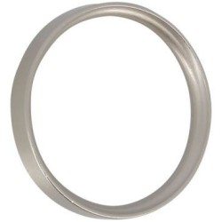 Anneaux plats ø28 chrome mat x10