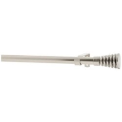 Kit d19/16 1m60/3m00 canele nickel mat