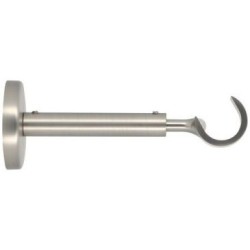 support Ø20mm ouvert extensible 110 à 150mm chrome mat
