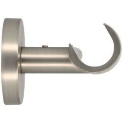 Support ø20mm court ouvert chrome mat 50mm
