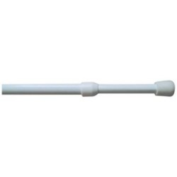 Tringle autobloquant blanc 30/45cm
