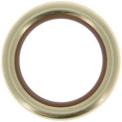 Anneau creux Ø70mm couleur laiton brillant x8