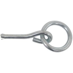 Anneau à sceller fil 10 int.50 l60mm zingué blanc
