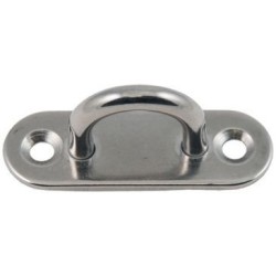 Platine à oeil acier inoxydable 45x15mm Øfil 5mm 360kg uc2