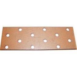 Plaque perforée 200x60x2 zn