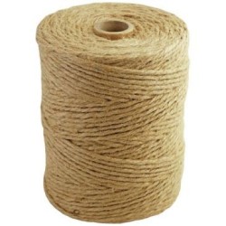 Ficelle jute Ø2.8mm 1kg bobine 180m