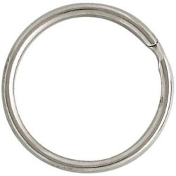 Anneau brisé acier nickelé Øint.30mm blister 3