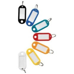 Porte etiquette x 7 assortis en blister