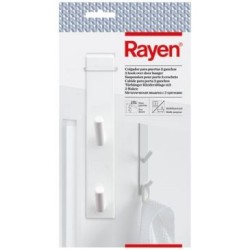 Suspension pour porte 2 crochets blanc