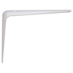 Console emboutie 200x250mm acier blanc