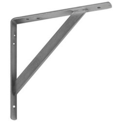 Console renforcée 400x400 40x4mm zingué blanc