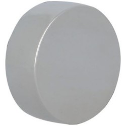 Bouchon D.25mm dressing métal chrome blister de 2