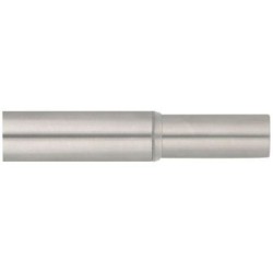 Barre dressing D.25/22 ext. 75 à 120cm chrome blister de 1