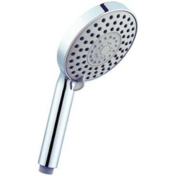 Douchette 5 jets chromée d 120mm picots anticalcaire zatrix