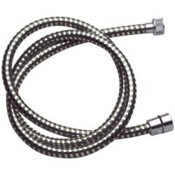 Flexible de douche noir espiroflex 1.75m en cavalier